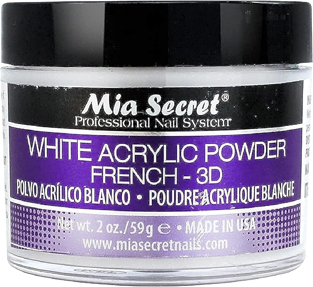 Mia Secret White Acrylic Powder (2oz)