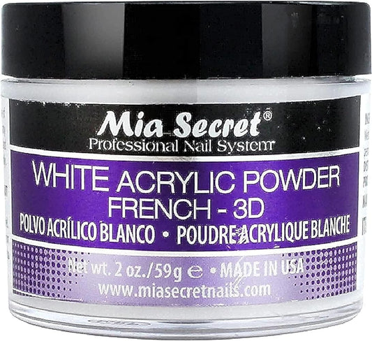 Mia Secret White Acrylic Powder (2oz)