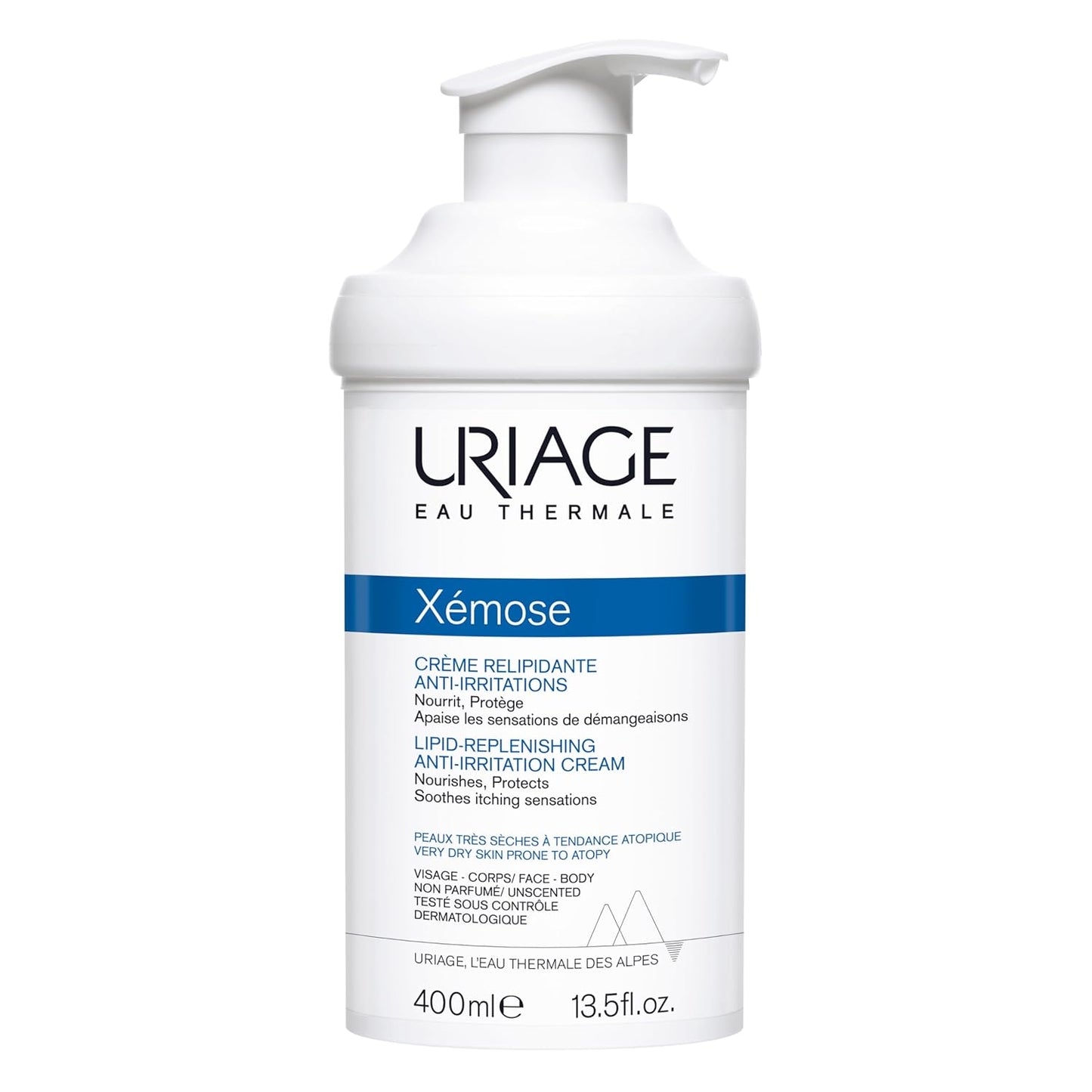 Uriage Xemose Lipid-Replenishing Anti-Irritation Cream | Soothing Moisturizing Lotion for Sensitive and Very Dry Skin | Dermatologist Recommended. With Ceramides & Shea Butter, Fragrance-Free