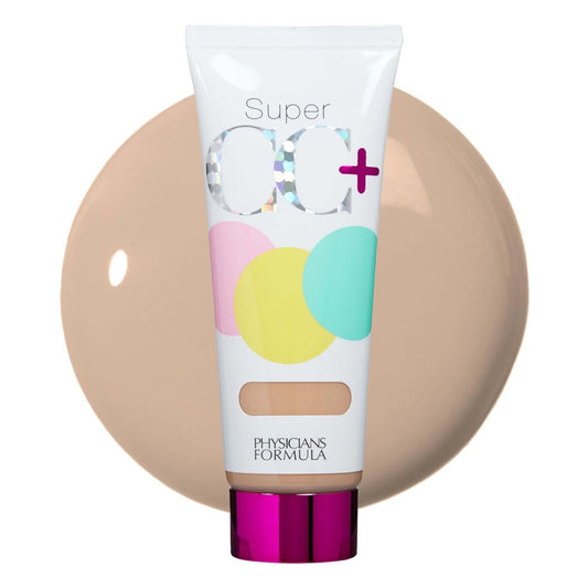 Physicians Formula Super CC+ Cream Color-Correction + Care Cream Full Coverage Foundation,Ê Anti Aging Hydrating Serum, For Uneven Skin Tone, Dermatologist Approved, Light