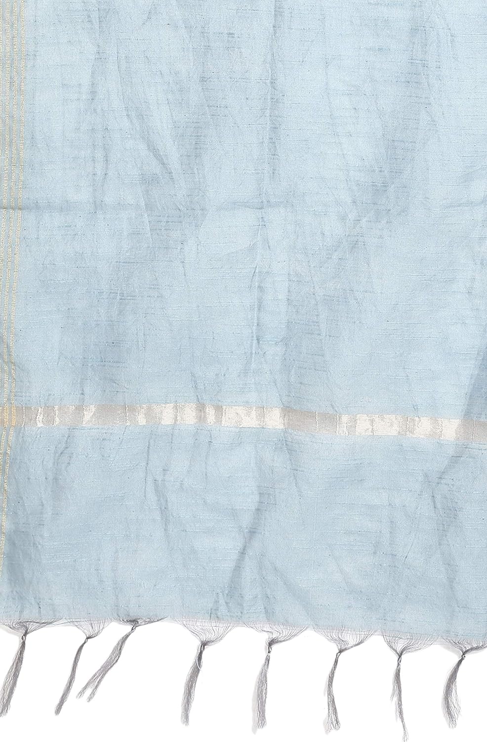 Janasya Women's Peach Poly Silk Foil Printed Kurta with Palazzo and Dupatta