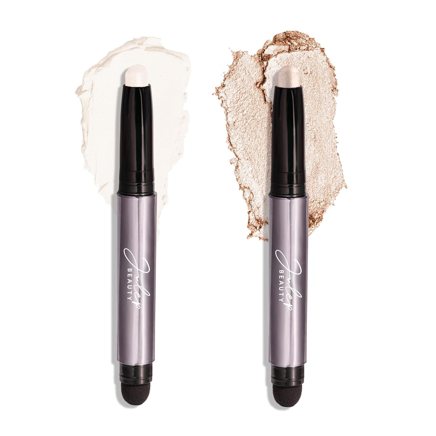 Julep Eyeshadow 101 Cr�me-to-Powder Eyeshadow Stick Duo, Pearl Shimmer & Snowfall Matte