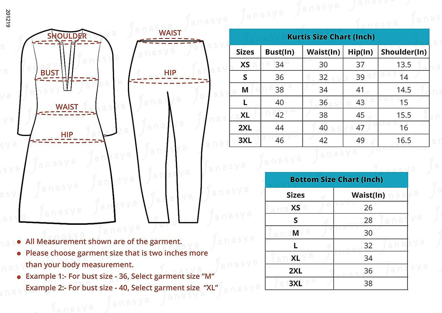 Janasya Women's Cream Cotton Kaftan With Pant