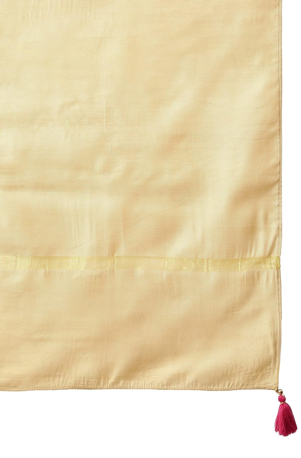 Janasya Women's Pink Chanderi Silk Woven Kurta with Sharara and Dupatta