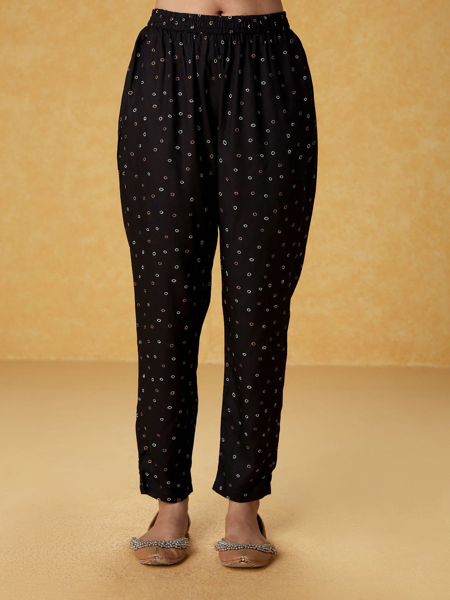 Likha Black Gotapatti Anarkali with Dupatta LIKSKD201 (Set of 3)