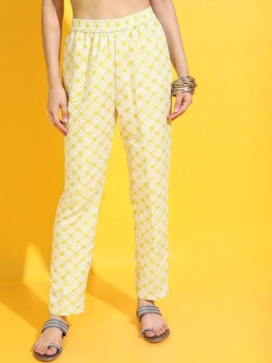 Vishudh Women Ethnic Motifs Pure Cotton Kurta with Trouser and Dupatta