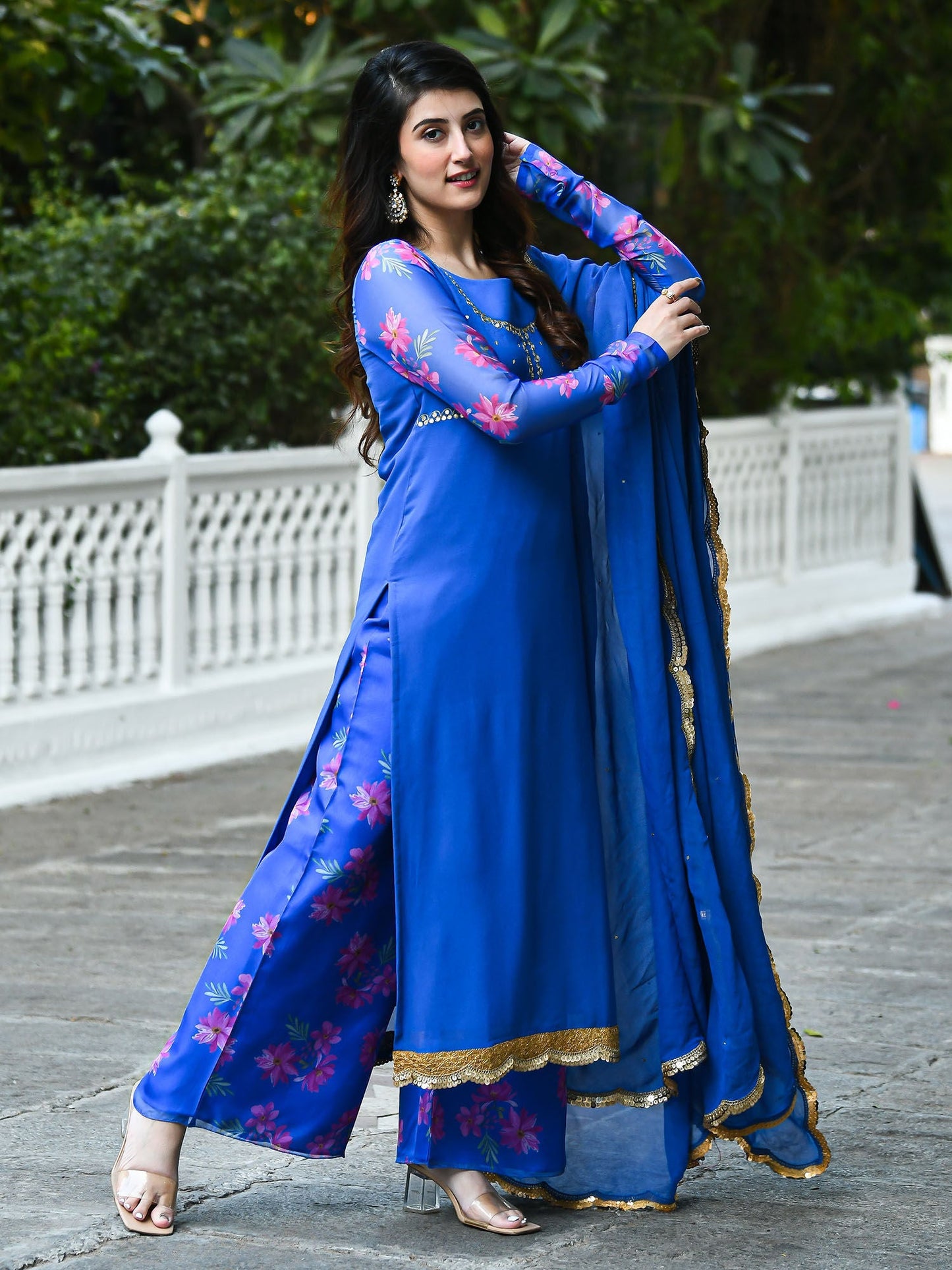 Urbanstree Mughal E Azam Suit (Set of 3)