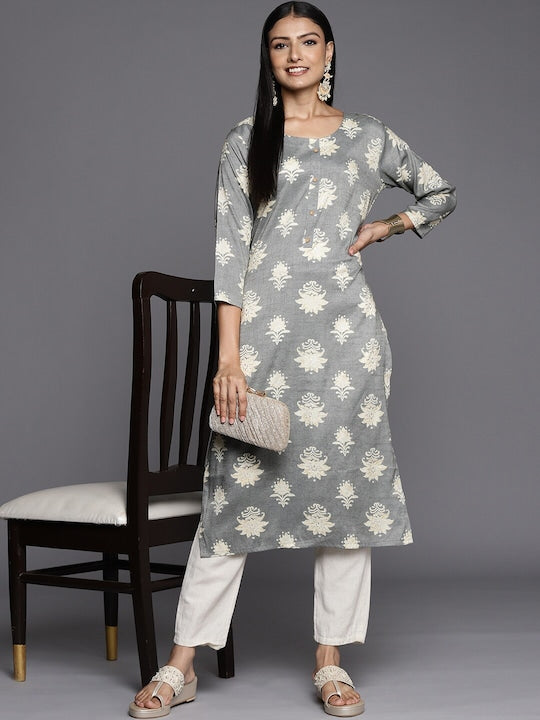 Varanga Women Ethnic Motifs Printed Block Print Kurta