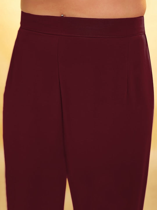 Fusionic Women Floral Embroidered Regular Thread Work Kurta with Sharara & With Dupatta