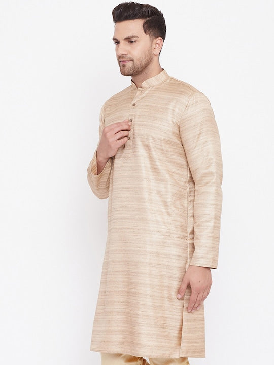 Vastramay Men Beige Kurta