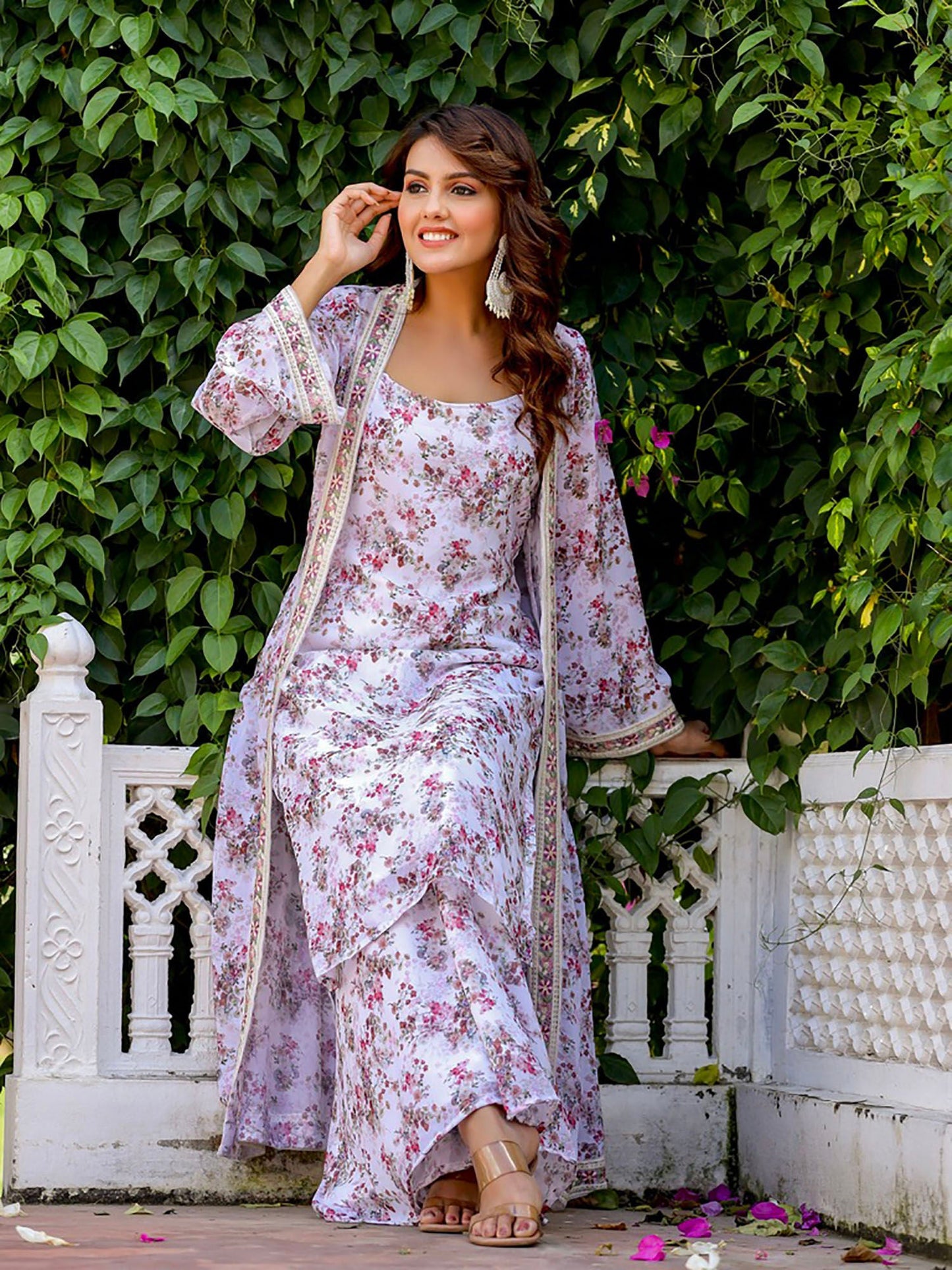 ONEWE INDIA Nargis Suit (Set of 3)