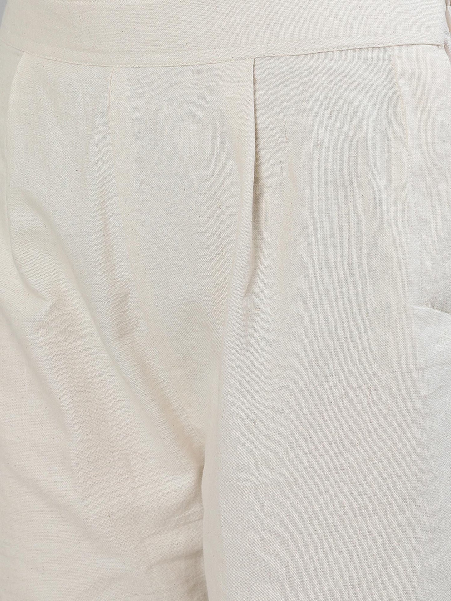 ISHIN Black Embroidered Kurta And Trouser (Set of 2)