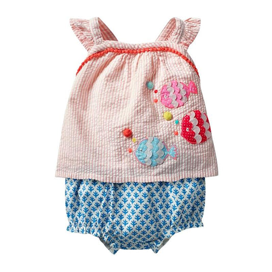 Girl's Clothing Children's Sets Animal Fish Outfit