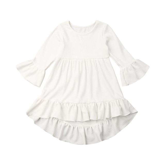Girl's Clothing White / 4T Girl Knit Dress